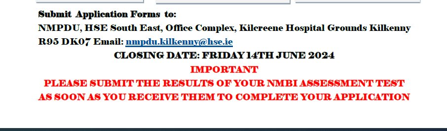 Support staff interested in pursuing a career as a registered nurse/midwife. CAO Closing date: 1st Feb 2024. Closing date for applications 14th June 2024. @donnellymichele @NMPDUCorkKerry @nmpduwest @NMPDUDN @NMPDUNorthWest @GSGerShaw @NMPDUKilkenny