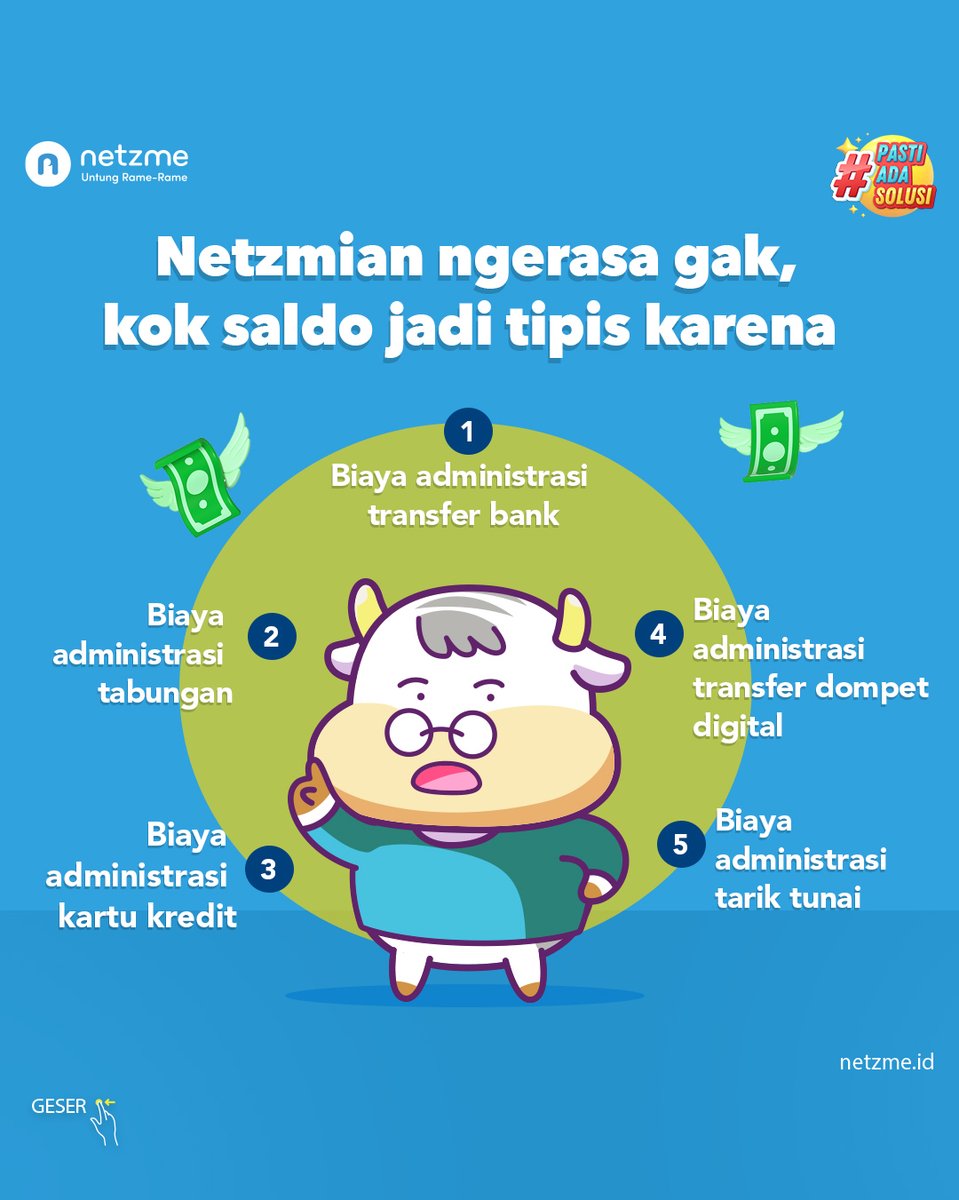 Oh mama, oh papa.... kenapa aku masih boncossss? 😫

Ternyata karena biaya-biaya yang keliatan receh ini! Tapi tenang, apapun transaksimu, #pastiadasolusi kamu jadi lebih hemat 💃💰
