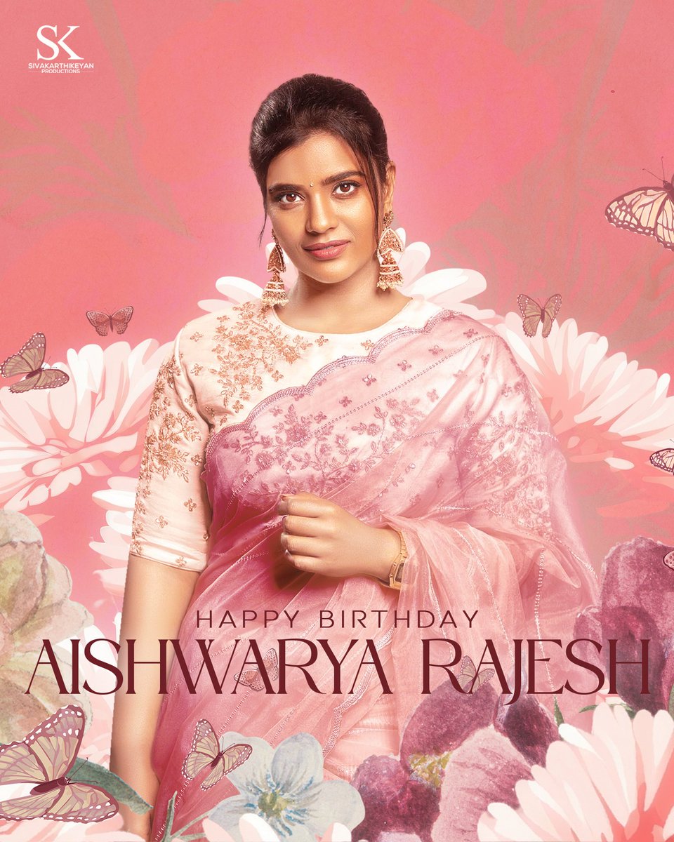 May this day be as phenomenal as your performances! Wishing you, @aishu_dil, a very happy birthday! #HBDAishwaryaRajesh