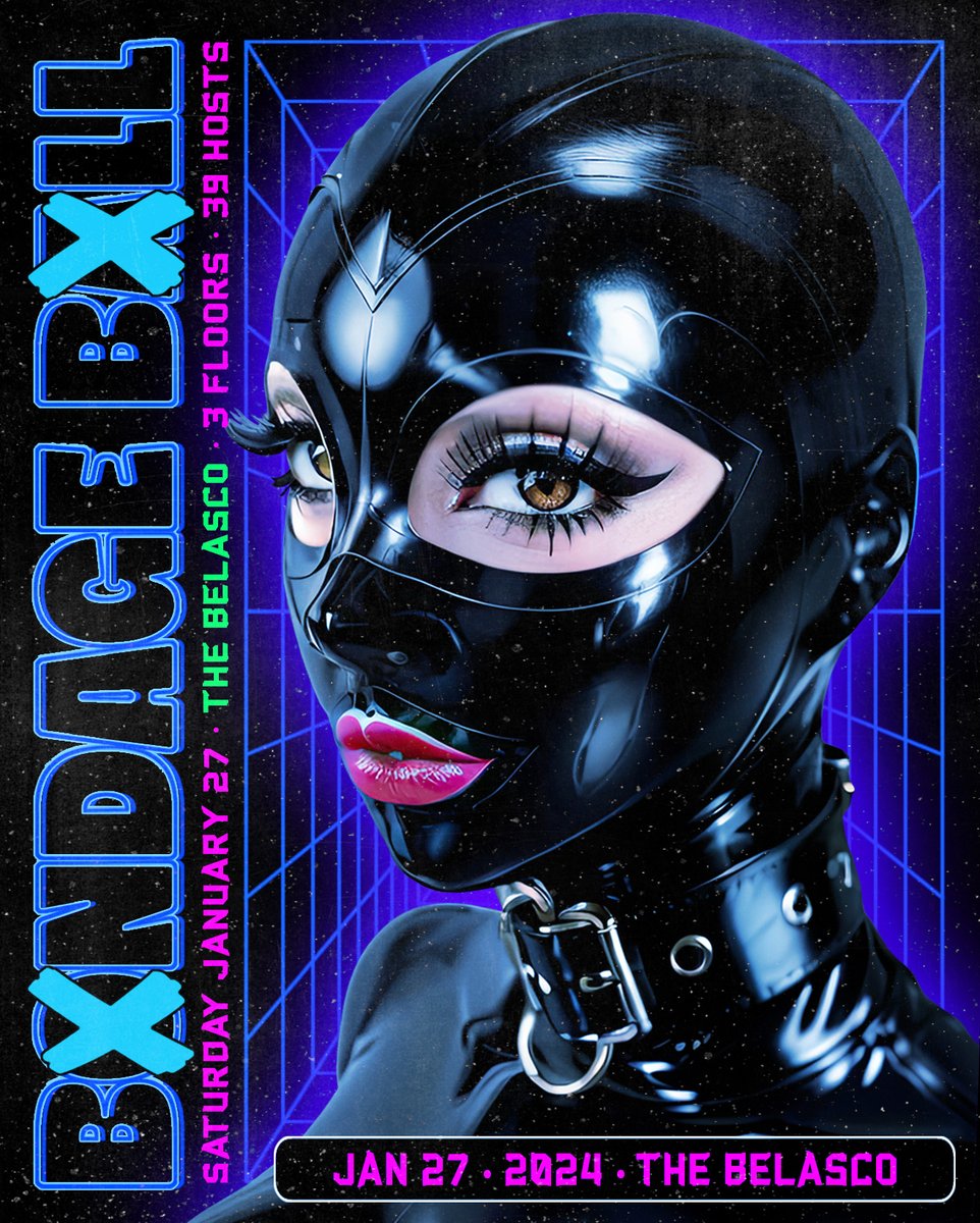 Bondage Ball - Sat. Jan. 27. Join us for an incredible night of Kink, Fetish, Dancing and Debauchery @ The Belasco DTLA 1050 S. Hill St. #BondageBall #kink #fetish #losangelesclub #latex #latexfetish #cosplay #cosplaygirl #dtla #dtlaclub #highheels #heavyrubber #fetishparty #bdsm