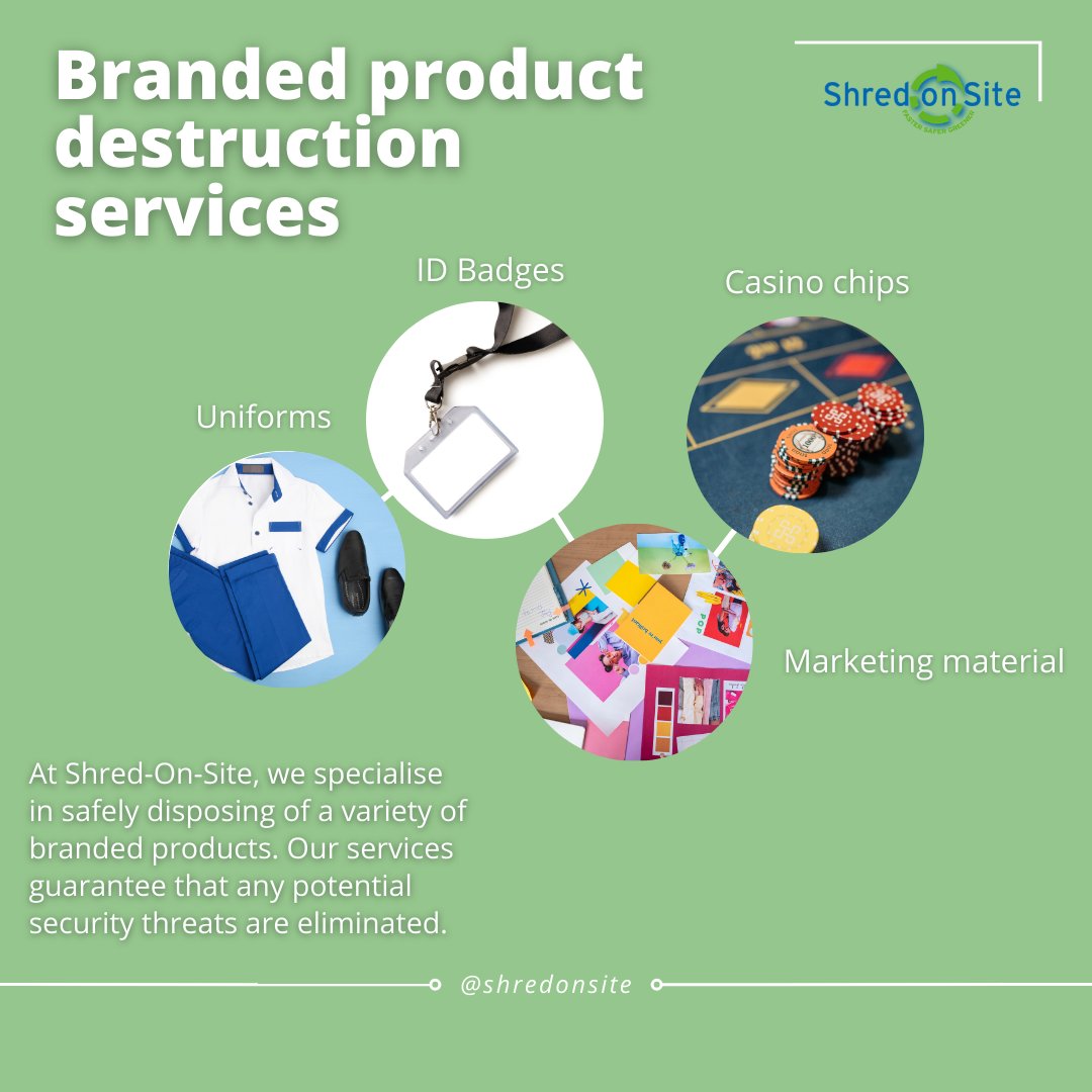 Shred_on_Site's tweet image. Protect your company's reputation with our secure destruction service.

Witness the process and receive a Certificate of Destruction for your peace of mind. 🛡️🔐

Book a shred today!
ow.ly/SFSn50QjCNu 

#SecureDestruction #ProtectYourReputation