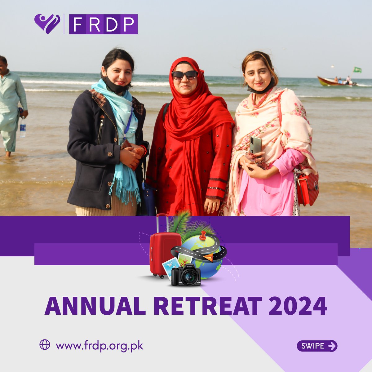 frdpPakistan's tweet photo. 🌊✨ Unforgettable moments at Gadani Beach, Balochistan! 🏖️🌴 Our amazing FRDP team bonded and rejuvenated during our annual retreat. 🚌🌅 Share your favorite memory in the comments and spread the good vibes! 👇💬 Don't forget to like, share, and tag friends! 🚀👥 https://t.co/Klb6PLoihE