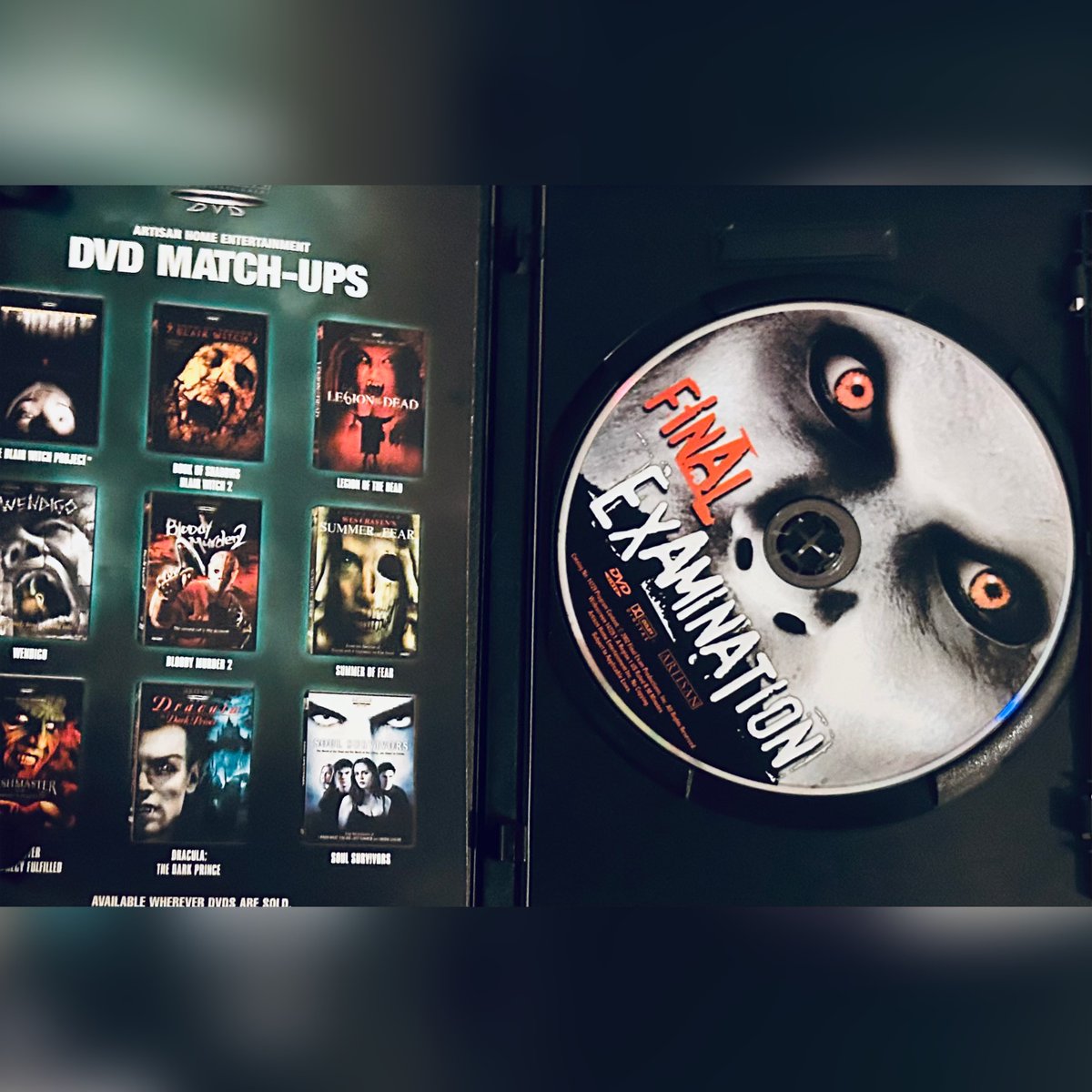 #NewArrival! Final Examination (DVD, 2003) w/ Insert Horror/Thriller Artisan OOP 

rareflicksplus.com/all-products/o…

#FinalExamination #2000s #2000sHorror #Thriller #Artisan #OOP #HTF #DVD #DVDs #PhysicalMedia #Flashback #Horror #HorrorMovie #HorrorCommunity