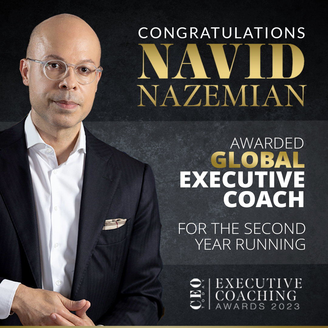 Navid Nazemian Executive Coaching FZCO - Global Executive Coach of the Year! 
Click here to read our exclusive interview with Navid! 🔗ow.ly/MBWm50QprxR
#NavidNazemian #ExecutiveCoaching  #GlobalExecutiveCoach #TopSpot #LeadershipDevelopment #SuccessMindset #1