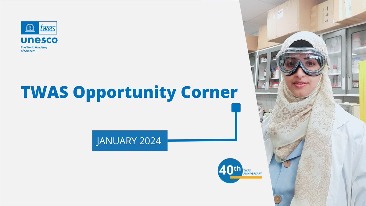 📣Our 🆕 LinkedIn Newsletter 'TWAS Opportunity Corner' ➡️lnkd.in/e9FKHeQB⬅️presents opportunities for career advancement for early-career scientists from the global South: please read, share and subscribe!