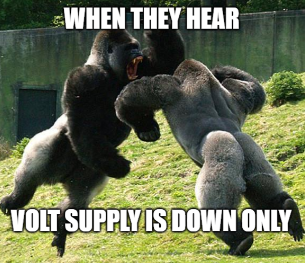 VoltInuOfficial's tweet photo. Apes will fight for a #VOLT bag! It's programmed 🦍⚡️ https://t.co/sTATFyhaBy