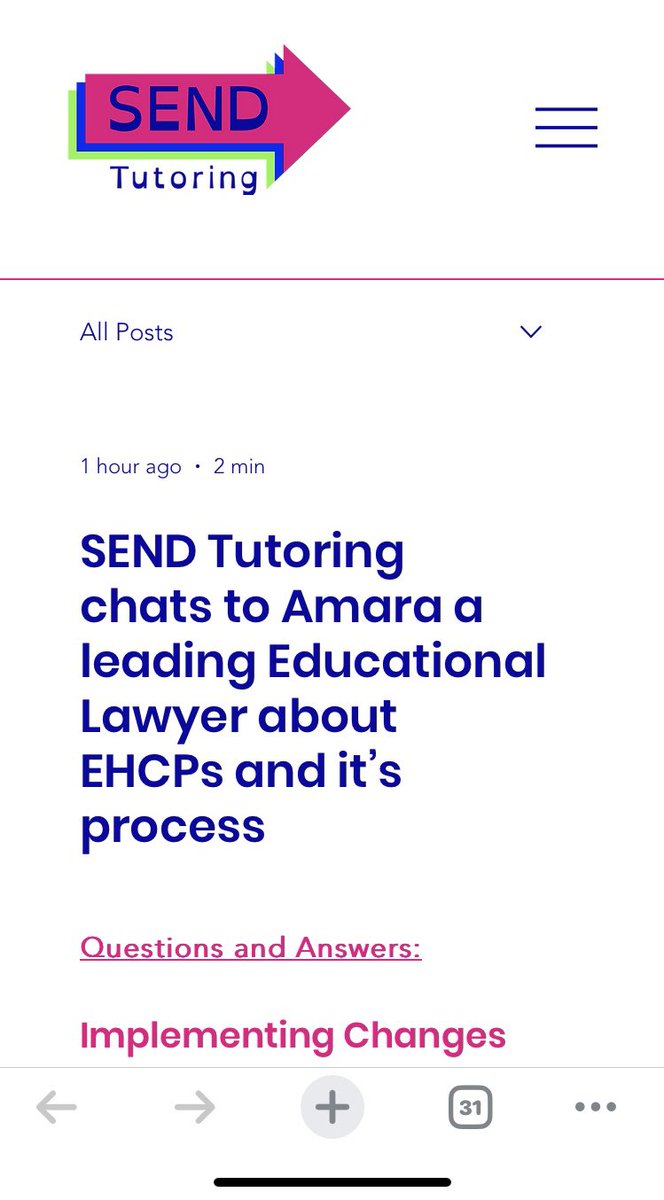 Todays Blog - SEND Tutoring talks to Amara an EHCP lawyer about the process and the do and don’ts. Check out the podcast on Spotify to find Amara’s episode #ehcp #law #sendchildren #education #snj #sendtutoring
