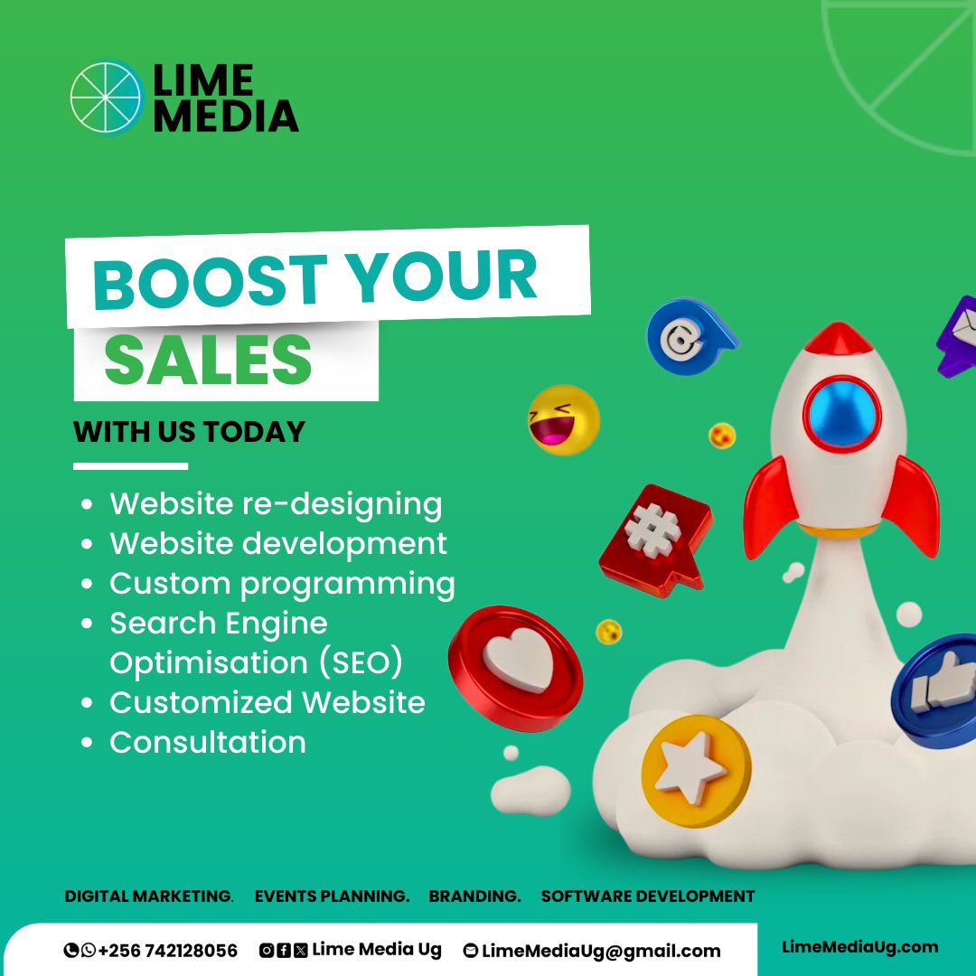 Contact @limemediaug on +256 702 804982 For the best services . They will make you like ours karothkkidsfoundation.org Or even a better one .
