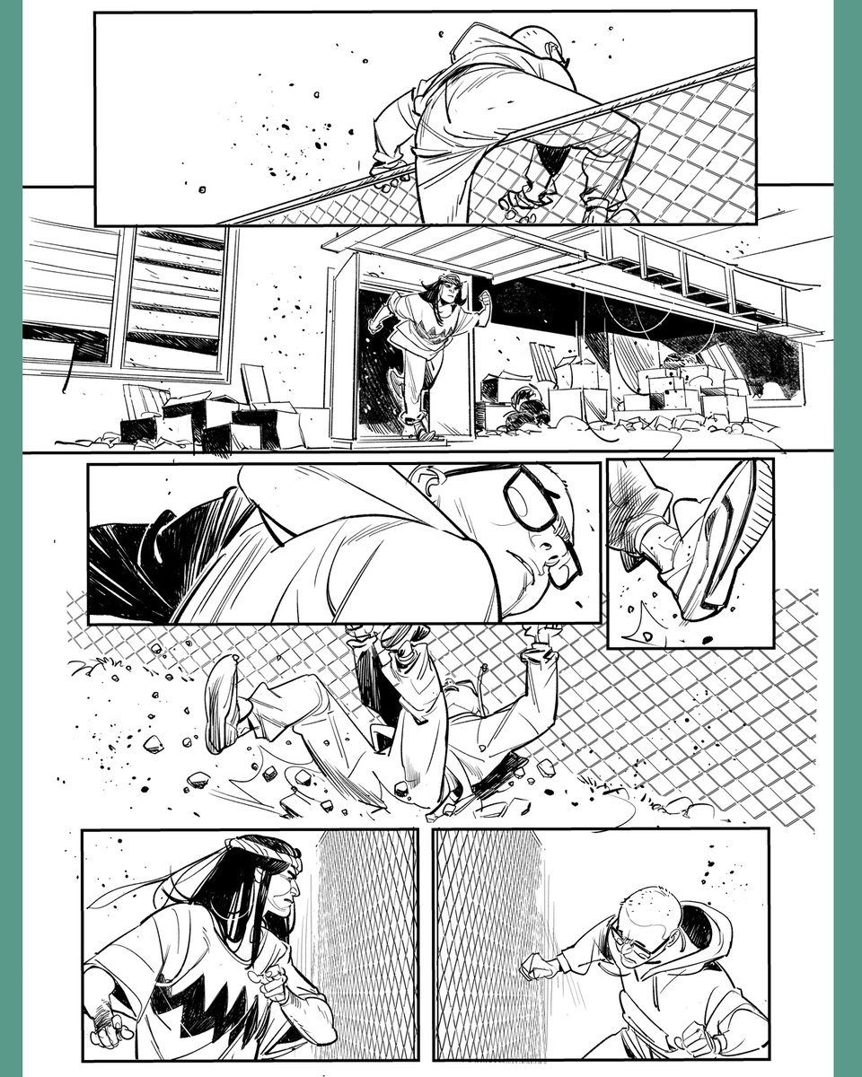 Some pages from EarthDivers. Written by @SGJ72 Colored by @JoanaLafuente @IDWPublishing #idworiginal #idwpublishing #earthdivers #creatorowned #comicbooks #pages #page #blackandwhite #comicpage #art #digitalart #inks #clipstudiopaint #wacom #stephengrahamjones #gianfelice