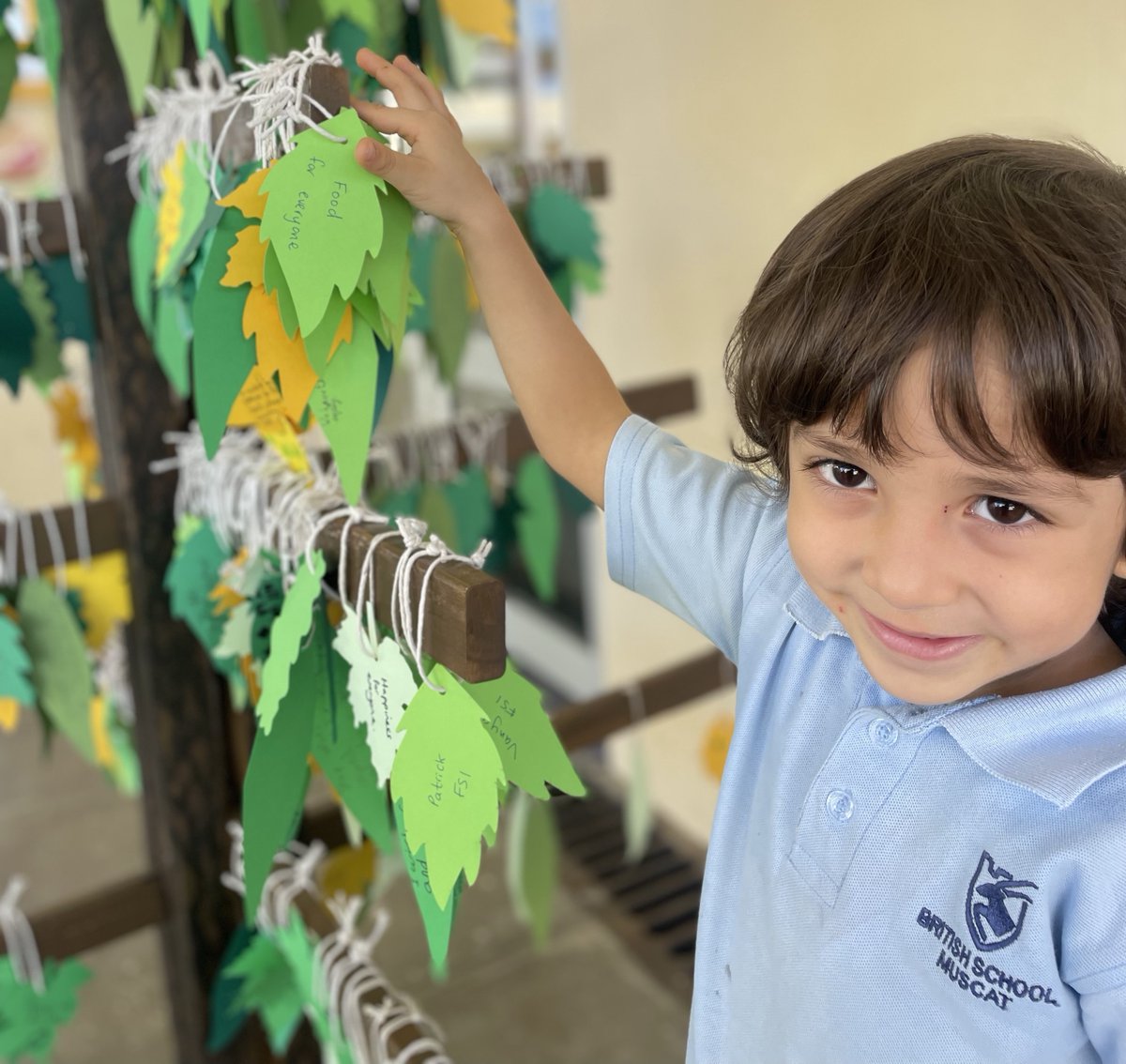 BSMuscatFS1's tweet image. FS1 wishes to the world ! 
#EYFS #FS1 #Everonecan #WeAreBSM #PSED #Bestfortheworld #britishcurriculum #internationaleducation