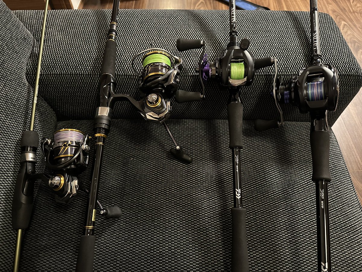 釣り楽しすぎて怒涛の勢いで揃えてたけど冬は初心者に厳しいらしいので春までお休み