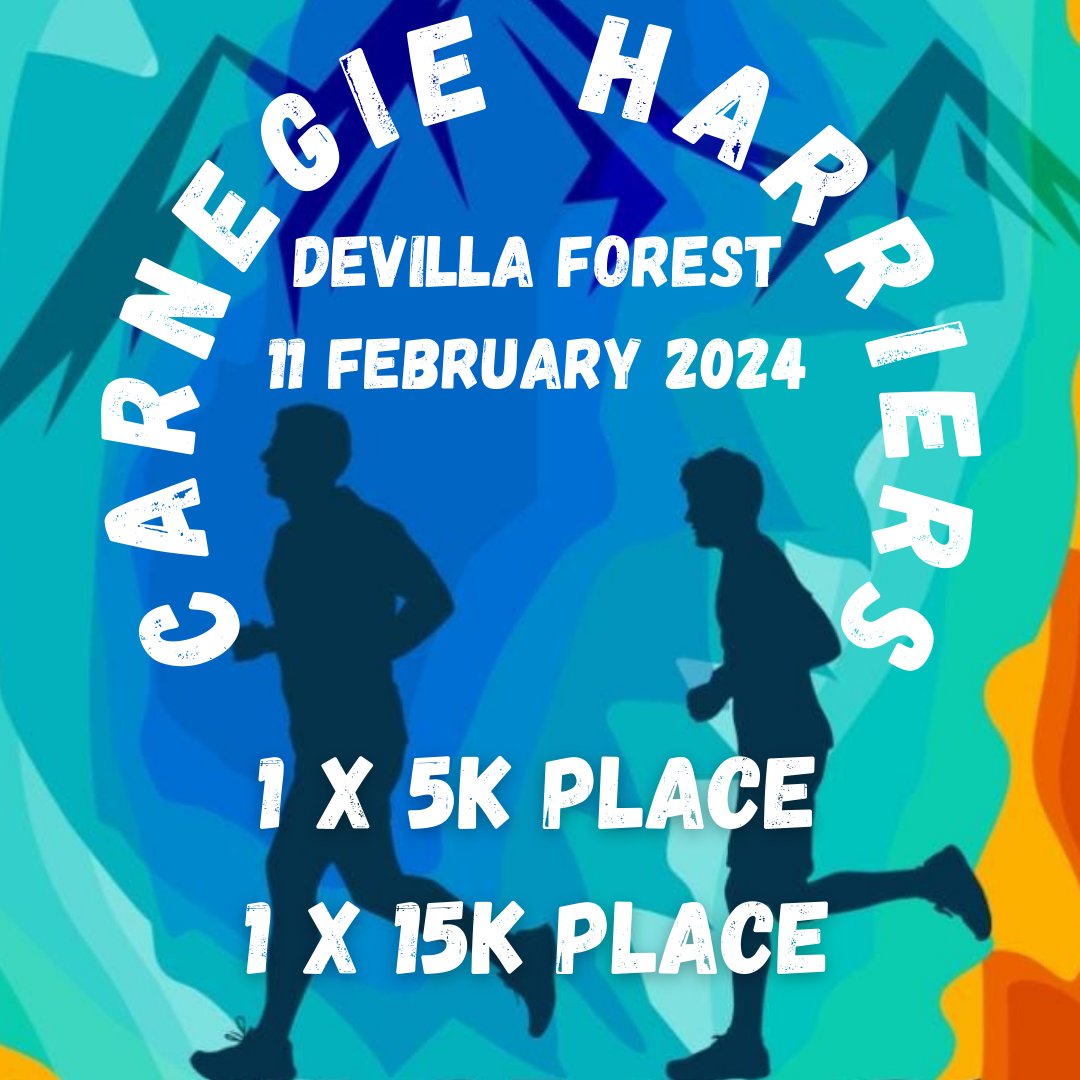 First #yhrfprizes of 2024 are GO!
Thank you to our pals at <a href="/RunCarnegie_H/">Carnegie Harriers</a> we have 2 places available for the Devilla Forest Trail Races on 11 February
Full details and entry information: entrycentral.com/CarnegieHarrie…
To win a place simply comment with the race you wish to enter...