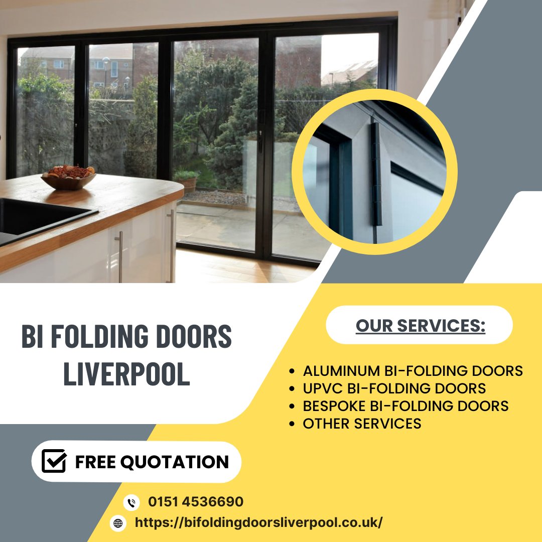 FoldingBi's tweet photo. This week, we focused on enhancing living spaces with stylish bi-folding doors that combine beauty and practicality. Call us at 0151 4536690 or visit https://t.co/1jmtYmpu63 for a FREE quote.

#liverpool #aluminumbifoldingdoors #upvcbifoldingdoors #bespokebifoldingdoors📷 https://t.co/84mD0wKhy9