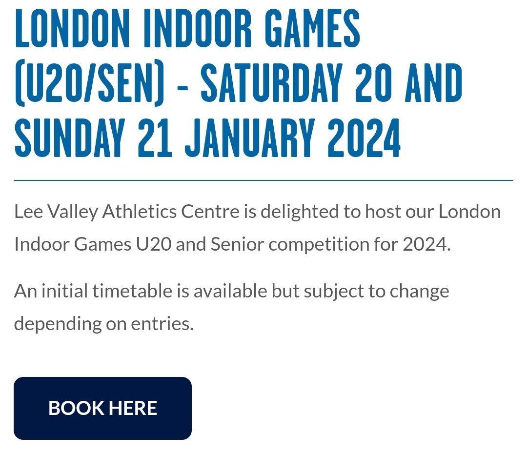 Simon Hemmings (@simonhemmingshj) on Twitter photo Under 20s and seniors, you have just over 24 hours left to enter: data.opentrack.run/en-gb/x/2024/Gā¦
<a href="/EnglandAthletic/">England Athletics</a> <a href="/BritAthletics/">British Athletics</a> Under 20s and seniors, you have just over 24 hours left to enter: data.opentrack.run/en-gb/x/2024/Gā¦
<a href="/EnglandAthletic/">England Athletics</a> <a href="/BritAthletics/">British Athletics</a>