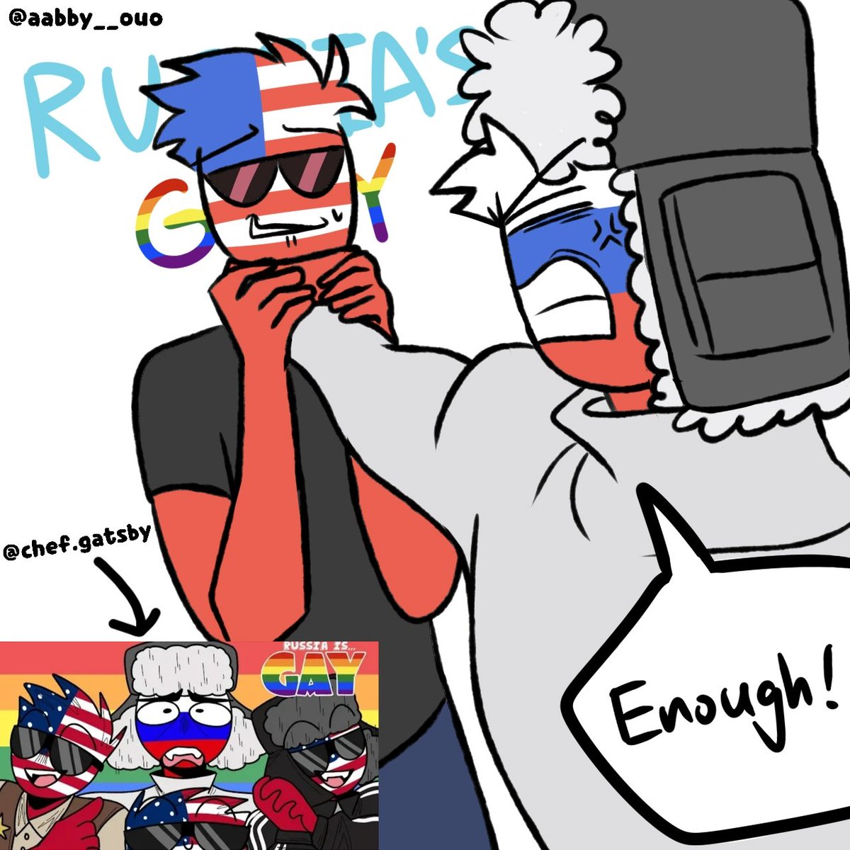 Behind the scenes after the MAP🤭

#countryhumans #countryhumansrussia #countryhumansamerica #countryhumansusa #countryhumansrusame #countryhumansart #countryhumansfanart #art #artist #illustration #illustrator #fanart