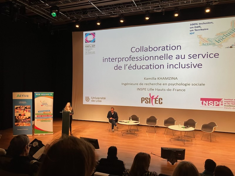 L'action 4 de💯% IDT présente les travaux sur l'interprofessionnalité lors de séminaire dont la thématique a été HYBRIDATION, organisé par La vie Active et Education Nationale 🤗👏
🧐Repenser l'éducation inclusive sous le prisme de l'hybridation et métamorphose réciproque ☝️