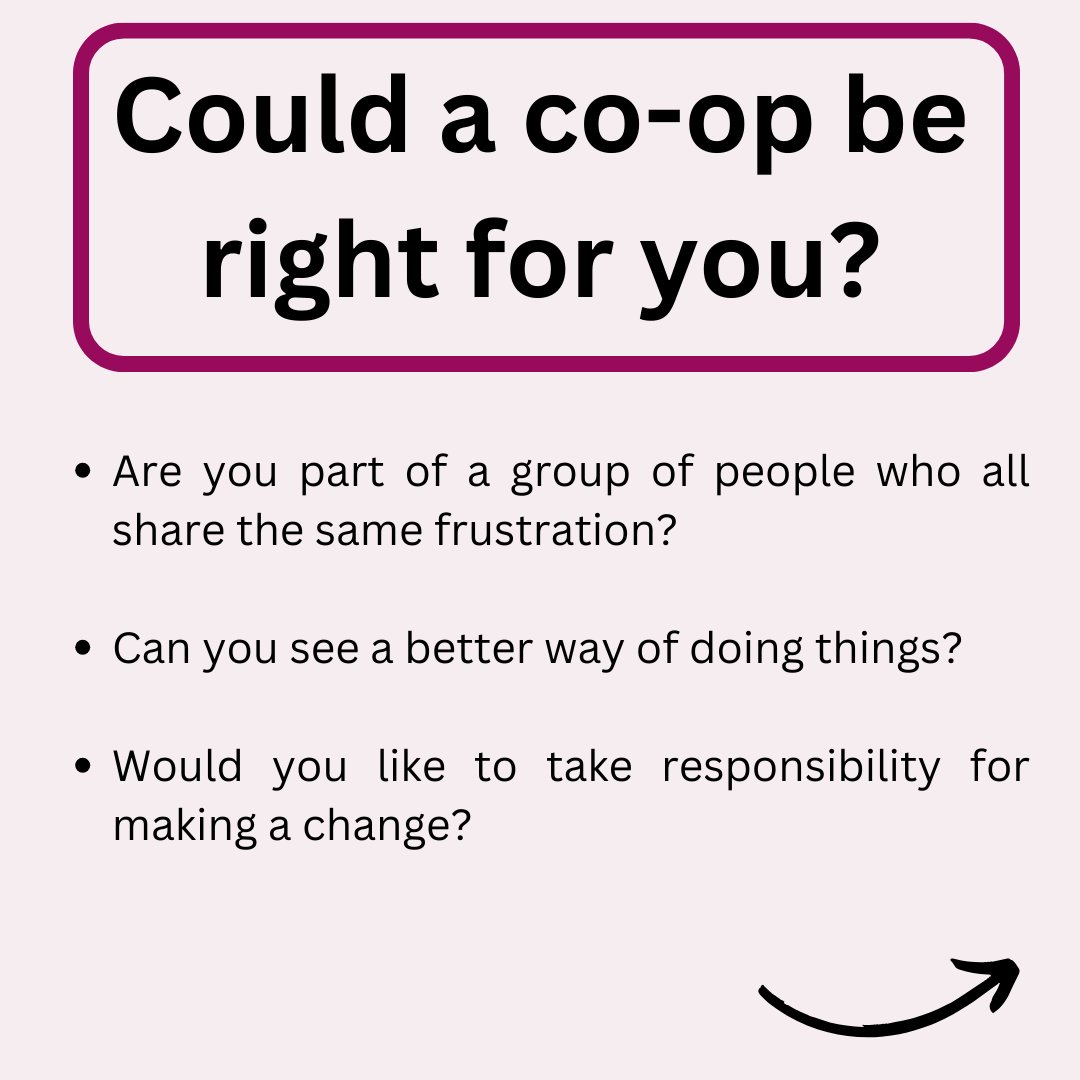 SWcoopservices's tweet image. Could a co-operative be right for you?
Co-operatives are a great way of a local community coming together and creating their own solution to a shared problem.
We have a full range of services to support co-ops and community benefit societies: southwest.coop