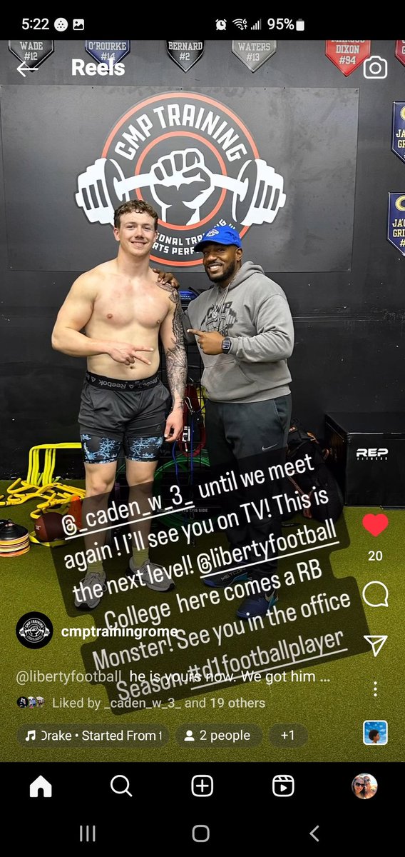 dale_bfs's tweet photo. Cadens last training session with Corey M Pitts  / CMP training  camp  before heading to " Liberty " https://t.co/HUbJ7M6aC8