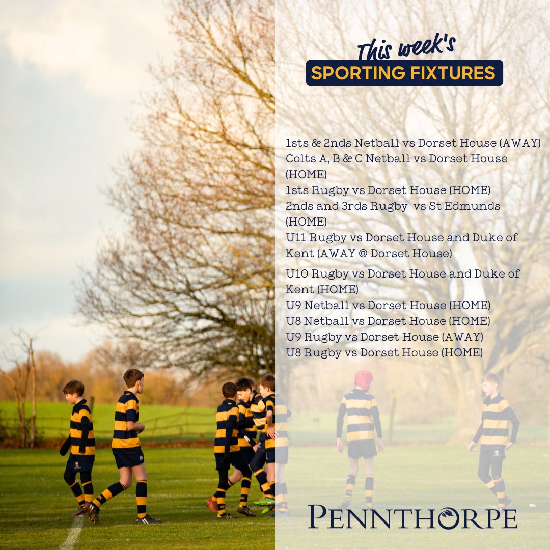Today we brave the chill outside, but the warmth of excitement is heating us up for the first round of 2024 sporting fixtures! #teampennthorpe #letsgo #rugby #netball #prep #sport #sussex #surrey #fixtures #independentschools #fixtures