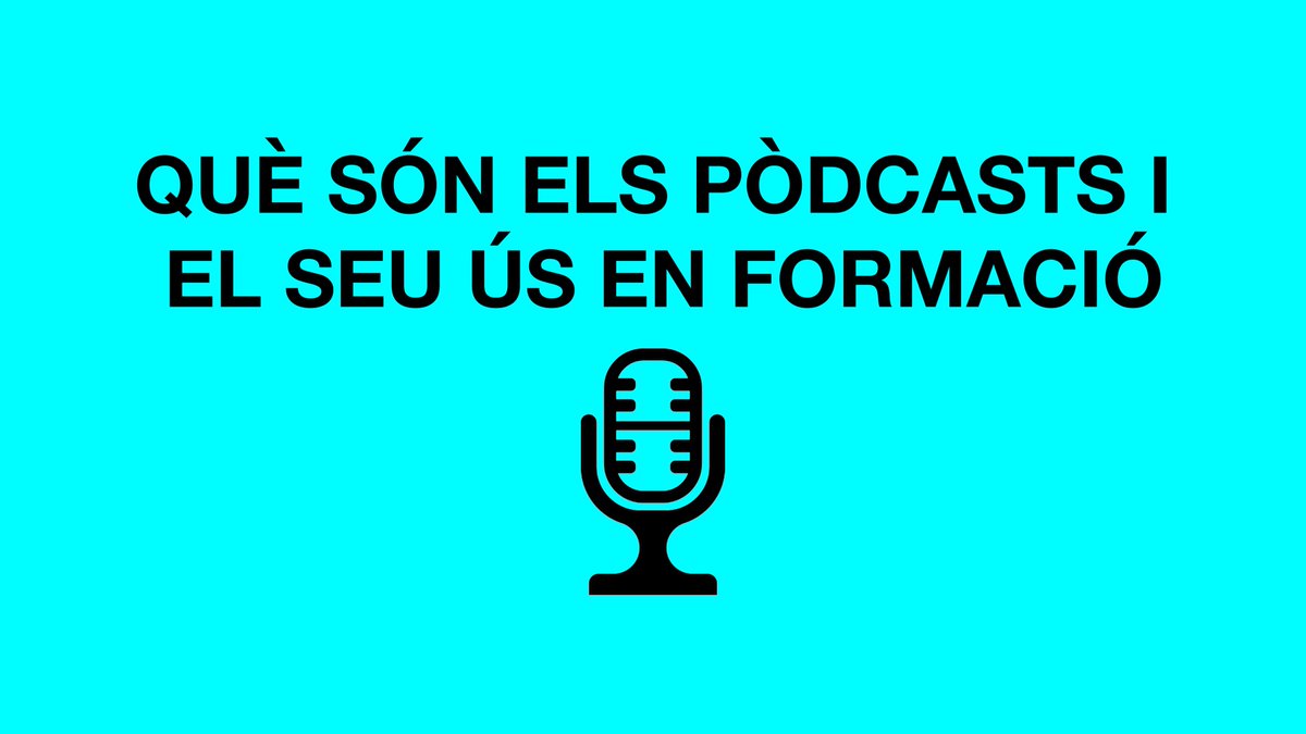 🔵 Cicle 1 hora, 1 habilitat🔵

<a href="/monica_gunther/">Mónica Günther</a>, Cofounder d'<a href="/EVOCOpodcast/">EVOCO - Podcasting Great Ideas</a>, creadora i experta en estrategia #podcast i #brandedcontentens, explica el concepte de pòdcast, els seus avantatges i les estratègies d'implementació a formació.

Mira el 📹👉 youtu.be/jSkfP0wnDNU