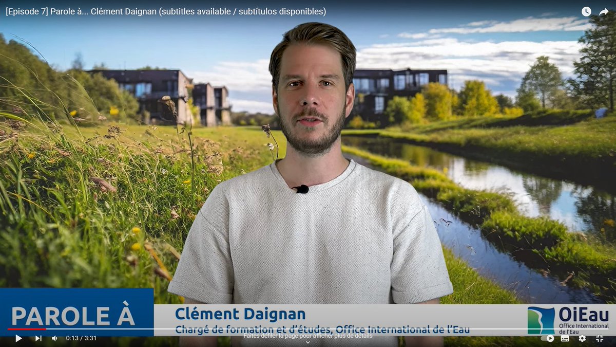 OI_Eau's tweet image. #WordsFrom Clément Daignan, Training &amp;amp; Studies Officer at @OI_Eau, about Integrated #RainwaterManagement: what is it? Why is it important? What techniques exist? What are the main obstacles? ow.ly/gbuu50QprTN #SFN #Floods #Rainwater #Rain #WaterManagement