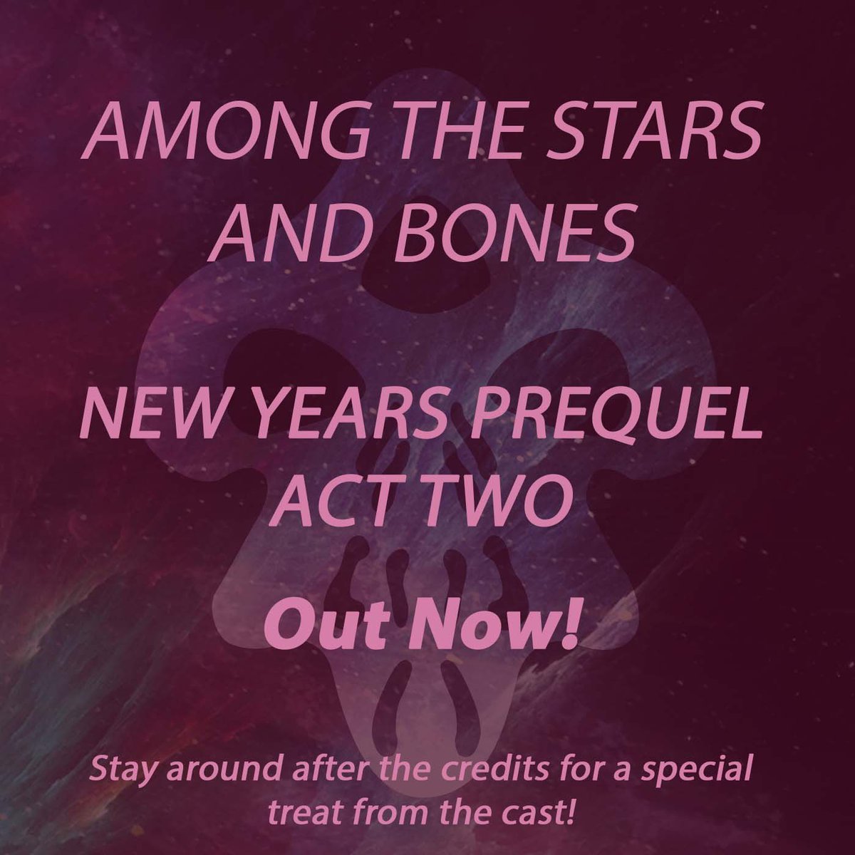 Act 2 of our New Years Prequel is out wherever you get your podcasts. 

Find out if the night ends in triumph or tears for your favourite character.

And most importantly, make sure you listen after the credits for a special treat put together by the cast for your enjoyment!
