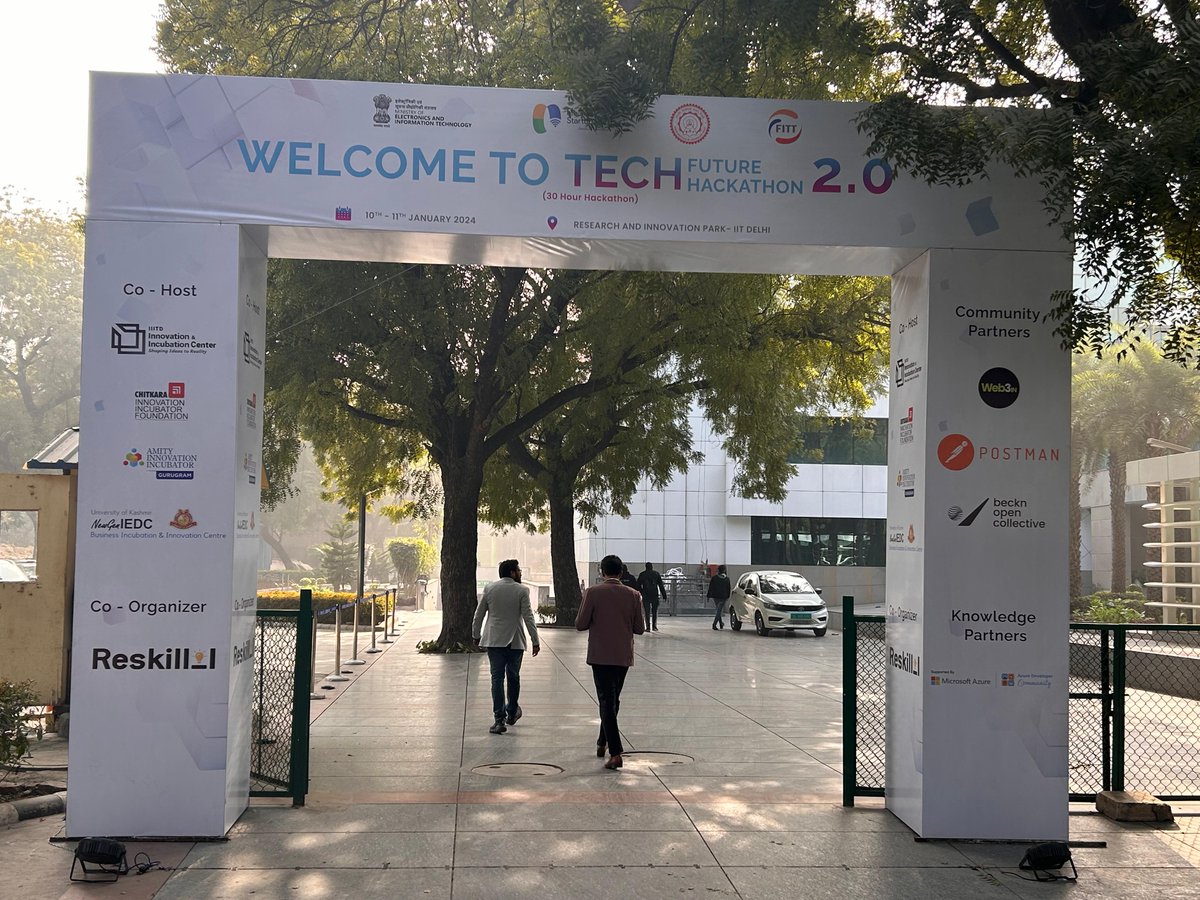 Tech.Future Hackathon is happening now at IIT Delhi. Watch out as young India leads through creating workable prototypes and Minimum Viable Products (MVPs) tailored for Industry 5.0 use cases. ✨ #Hackathon2023 #InnovationChallenge #CashPrizes #TechForGood #TechFutureHackathon