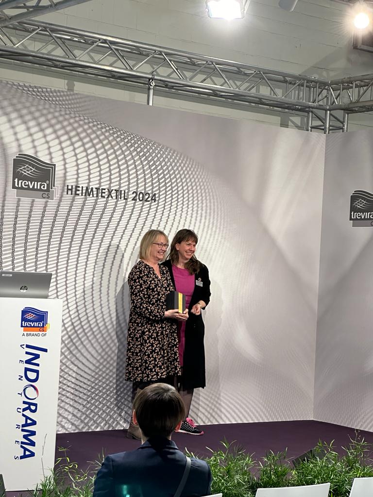 Fabulous examples of #hiddentreasures <a href="/heimtextil/">Heimtextil</a> event in Frankfurt, plus happy to have once again been awarded #goldmembership status by #TreviraCS. #FRfabrics, #textiledesign #interiordecor