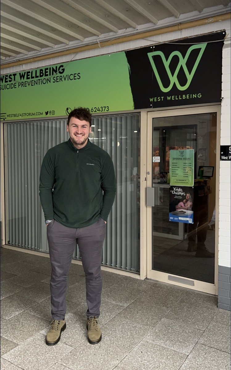 Great to team teaming up as Befriender, Advocacy &amp; Outreach Lead at <a href="/west_wellbeing/">𝗪𝗘𝗦𝗧 𝗪𝗘𝗟𝗟𝗕𝗘𝗜𝗡𝗚 🎗</a> 

A very important service in West Belfast. I am very passionate about in building a better quality of life for those in need. Looking forward to having a positive impact in my community.