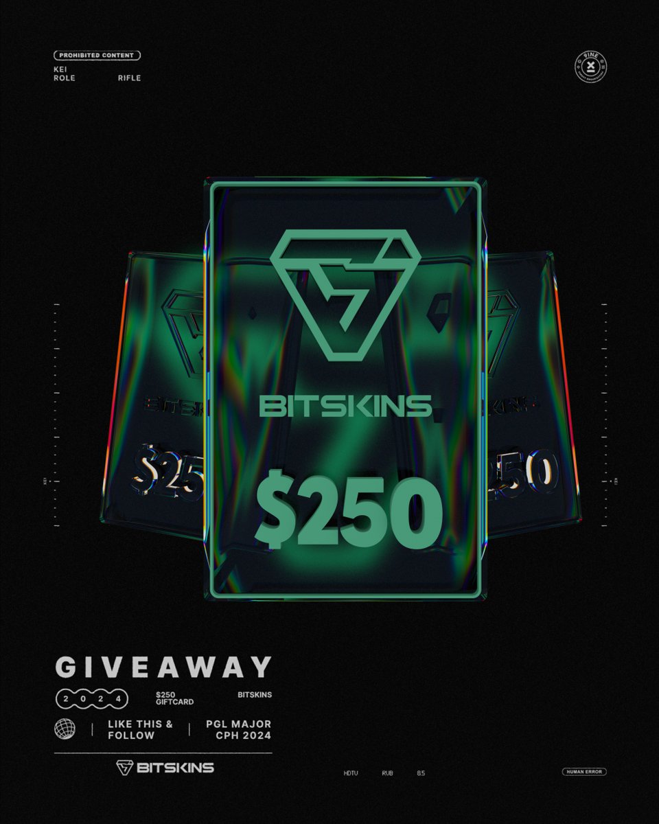 KEi (@keiics) on Twitter photo Our partner Bitskins has generously sponsored a $250 Gift Card giveaway!
To enter the giveaway:
- Follow <a href="/KEiiCS/">KEi</a>, <a href="/9INEGG/">9INE Pusulabet</a>, <a href="/BitSkinsCom/">BitSkins | Buy and Sell CS2 skins</a>
- Like and Retweet this post.
The winner will be randomly chosen on January 24rd. Good luck! Our partner Bitskins has generously sponsored a $250 Gift Card giveaway!
To enter the giveaway:
- Follow <a href="/KEiiCS/">KEi</a>, <a href="/9INEGG/">9INE Pusulabet</a>, <a href="/BitSkinsCom/">BitSkins | Buy and Sell CS2 skins</a>
- Like and Retweet this post.
The winner will be randomly chosen on January 24rd. Good luck!