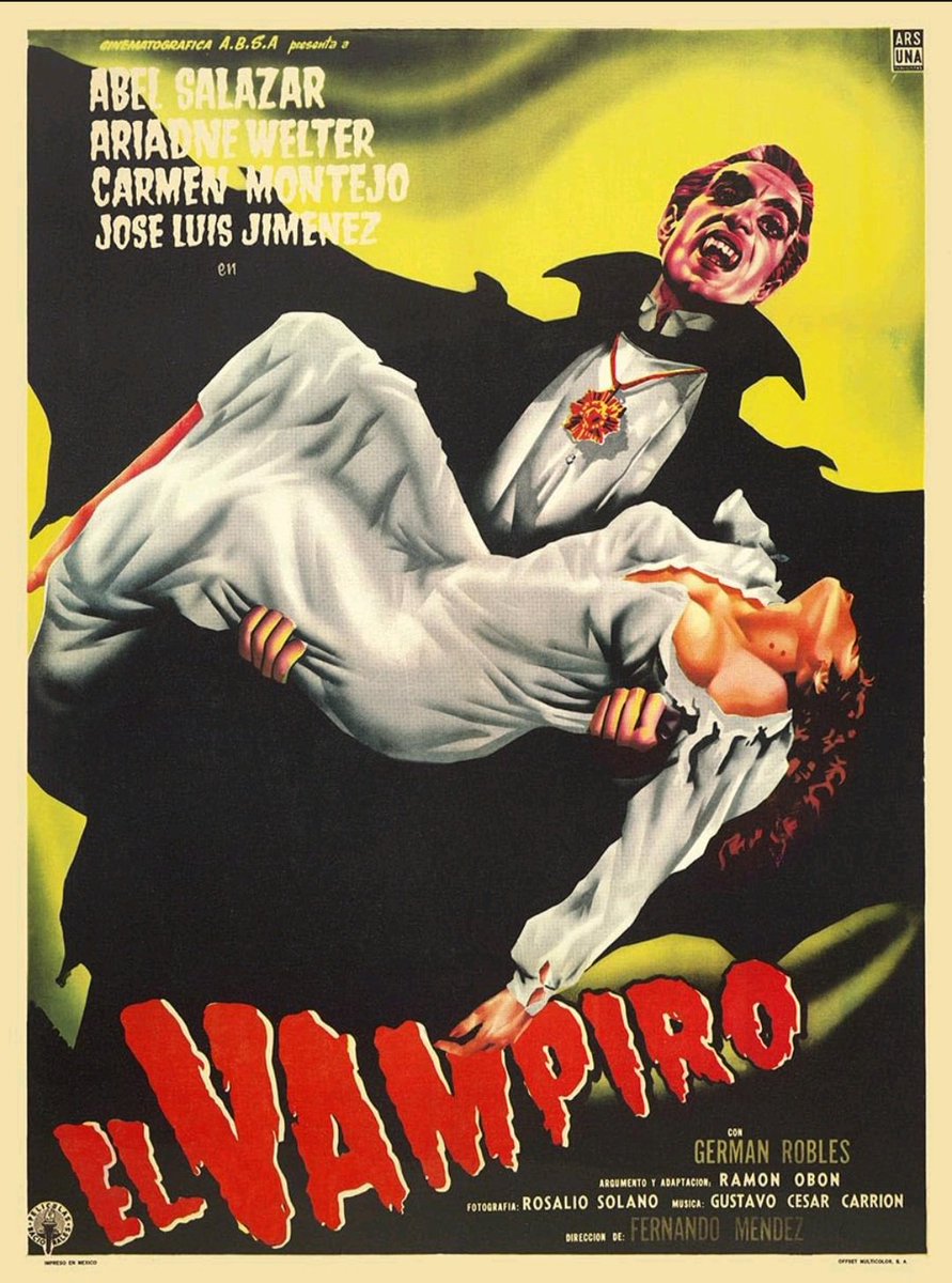 TheFilmFair's tweet photo. 4 Horror films 1 year - 1957 #NightOfTheDemon #IVampiri #TheCurseOfFrankenstein #ElVampiro https://t.co/hLYwuQAgbk