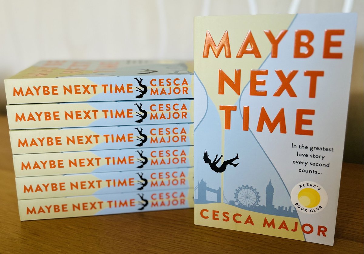 👀 WIN A FREE BOOK! 👀 WIN an early signed paperback copy of the Reese Book Club pick & time loop love story MAYBE NEXT TIME! “Astonishing!” @claremackint0sh “Extremely funny and brilliantly knowing.” @NotRollergirl To #WIN follow me & RT this. UK only - closes 12pm 12/01.