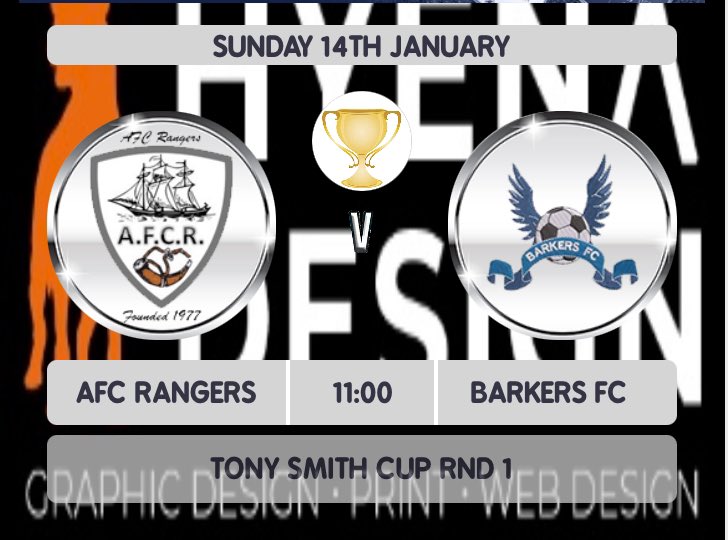 AFC Rangers (@afcrangers1) on Twitter photo First one of the new year and a venue change due to the pitch at Upton Park.
So let's get to levers and show the lads some support and start the new year off with a win
π <a href="/BArmchairFC/">Barker's Armchair FC</a>
ποΈ14/1
β°11:00
ποΈ Levers
π Cup
π£οΈπ£οΈWe're AFC Rangers π΅β«οΈβ½οΈ
#UTFR First one of the new year and a venue change due to the pitch at Upton Park.
So let's get to levers and show the lads some support and start the new year off with a win
π <a href="/BArmchairFC/">Barker's Armchair FC</a>
ποΈ14/1
β°11:00
ποΈ Levers
π Cup
π£οΈπ£οΈWe're AFC Rangers π΅β«οΈβ½οΈ
#UTFR
