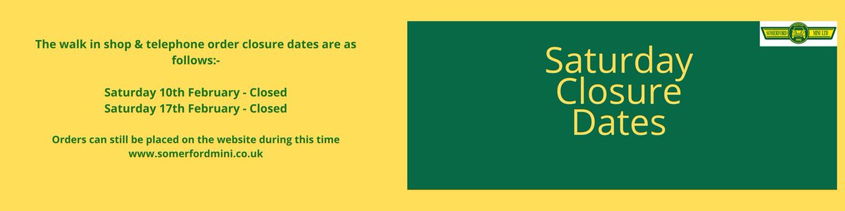 Somerford Mini Ltd (@somerfordmini) on Twitter photo 