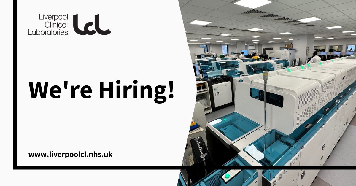 An exciting opportunity has arisen for a Training, Education and Development Programme Manager to support the day to day development needs of  Liverpool Clinical Laboratories (LCL).

Find out more 👇 1/4🧵
