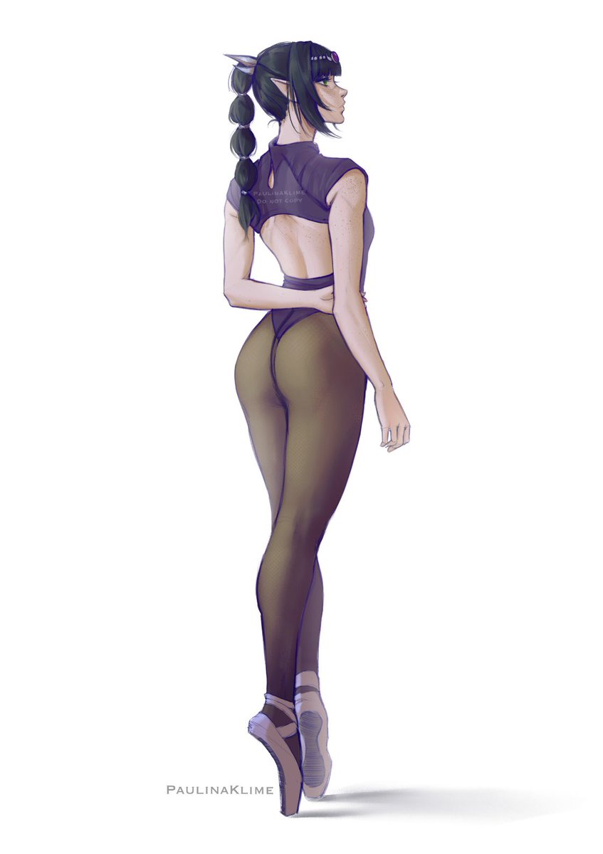 PaulinaKlime's tweet photo. Shadowheart in a parallel universe becomes a ballerina 🩰 #BaldursGate3 #BG3 https://t.co/umP7DPGWUv