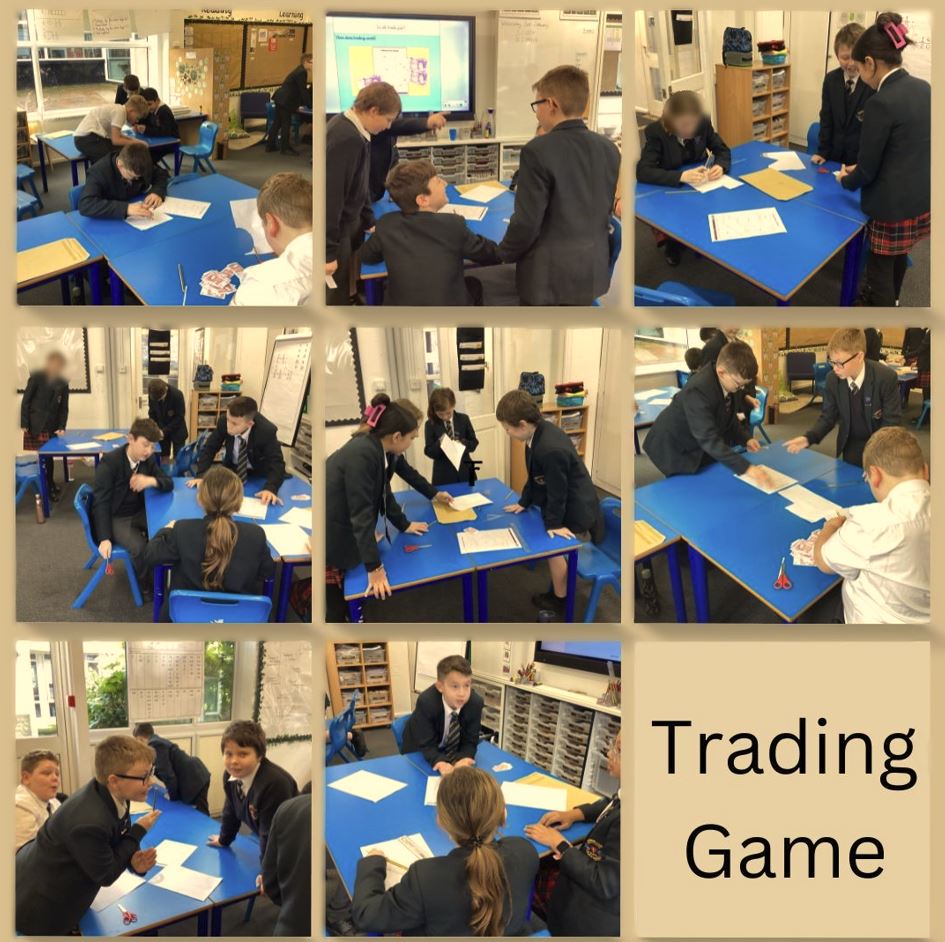 Yr 6 learnt about Fairtrade & were able to immerse themselves in the concept of it last week. They were given different resources in the aim to earn as much money as possible. They soon learnt that they would need to trade different items in order to achieve this.