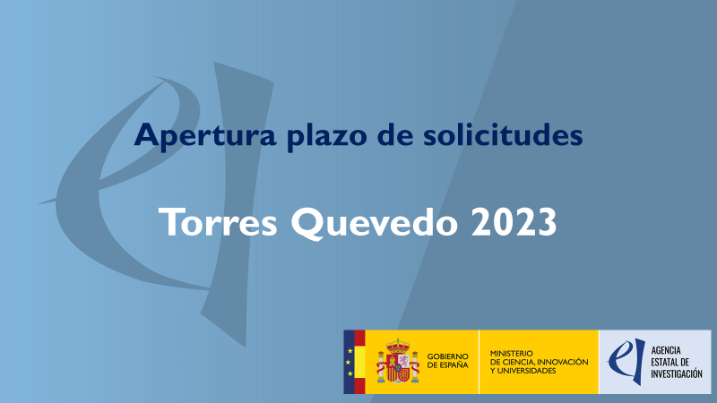 ℹ️ Hoy abrimos el plazo de presentación de solicitudes de la convocatoria Torres Quevedo 2023.
🗓️ Hasta el 13/02/2024.
Ficha convocatoria ➡️ aei.gob.es/convocatorias/…
