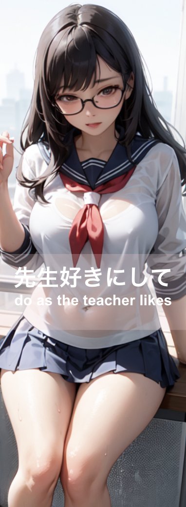 Generative38972's tweet image. do as the teacher likes