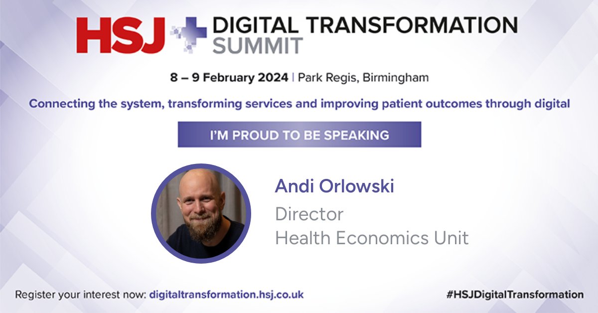 Join our very own @andrzeio at the @HSJevents Digital Transformation Summit, where he'll be looking at how to build a fit-for-the-future digital, data and technology workforce. Register for your place and find out more here: digitaltransformation.hsj.co.uk
