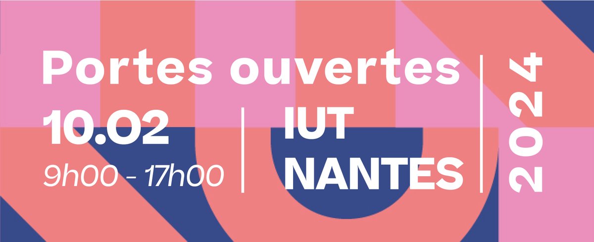 👉Rencontres et échanges avec les étudiant(e)s et le personnel de l'#IUTnantes sur les stands d'infos des #formations, visites guidées, conférences...👀 Découvrez le programme de notre #JPO du 10 février et inscrivez-vous &gt; iutnantes.univ-nantes.fr/accueil/portes… #Parcoursup #postbac #alternance
