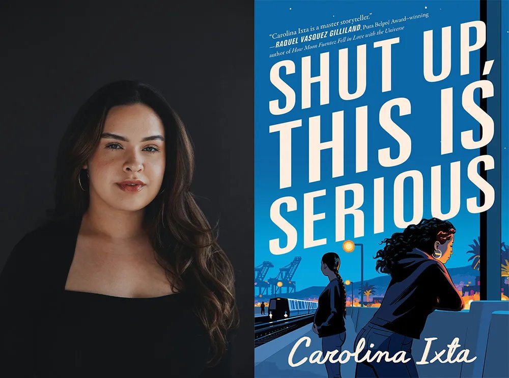 We chat with Carolina Ixta about her 'Shut Up, This Is Serious', which is an unforgettable YA debut about two Latina teens growing up in East Oakland as they discover that the world is brimming with messy complexities. @carolinaixta @QuillTreeBooks thenerddaily.com/carolina-ixta-…