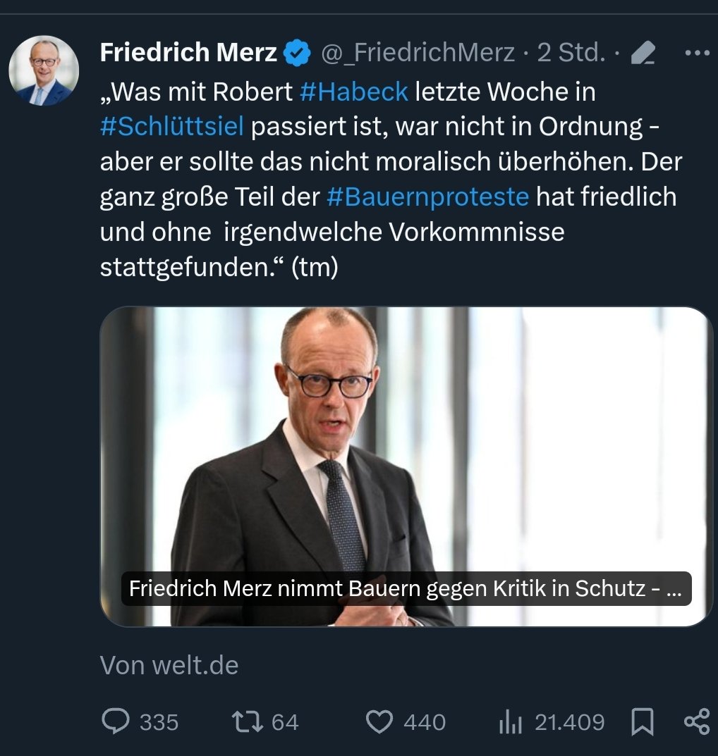 #Habeck                                  #Merz
rhetorisch brilliant                von Hass zerfressen

/PM
