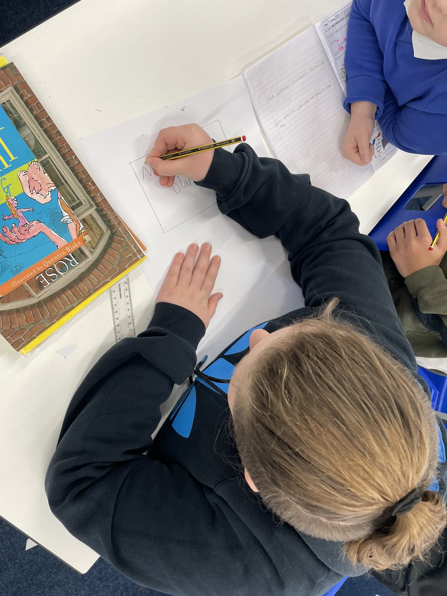 Fosse_TMET's tweet photo. Time to get creative in Year 6 as the children try to recreate the cover of their new class book #fmenglish #fmenthusiasm #fmteamwork #fmcuriosity https://t.co/XboHbC8fWf