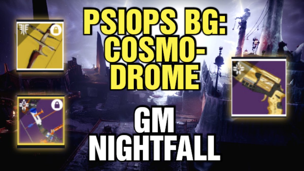FrankieAvilesJr's tweet photo. Check out my latest Destiny 2 "PsiOps Battleground: Cosmodrome Grandmaster Nightfall" video!
#Destiny2
#SeasonOfTheWish
#Lightfall
#GrandmasterNightfall
๐ฝ WATCH VIDEO HERE ๐ฝ
https://t.co/pSOQB3y7Zf https://t.co/H267oHM0fQ