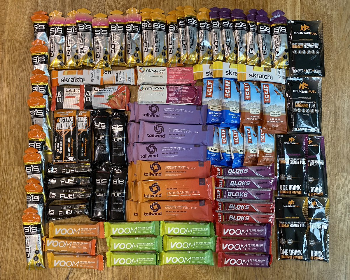 DaveJohnson_uk's tweet photo. That nutrition sorted for @MudCrewEvents Arc of Attrition sorted (and a bit extra, hopefully a lot extra) thanks to @xmilesuk .  @TailwindUK @ScienceinSport @VoomNutrition and some others. https://t.co/af92PrTbxM