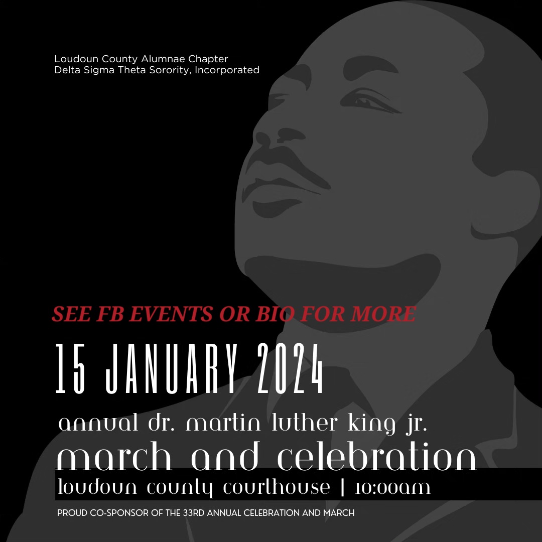 Join us Mon 1/15 for the 33rd annual march &amp; celebration of the life &amp; legacy of Dr. Martin Luther King Jr. Meet us at the donation station for warm clothing &amp; canned goods, then at the Loudoun County Courthouse for the march @ 10:00AM. 

#MLKMarchLeesburg
#lcacdst
#sarevents