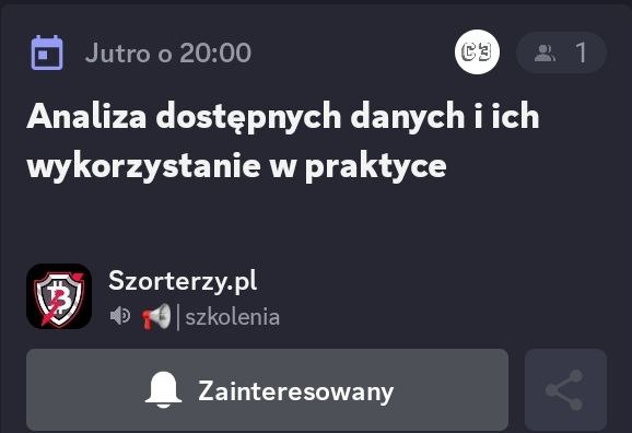 szorterzypl's tweet photo. Zapraszamy na darmowe szkolenie z @Over_Pathfinder 
Czwartek godzina 20:00

https://t.co/cv8G7RgcYQ https://t.co/hPodVcxfVE