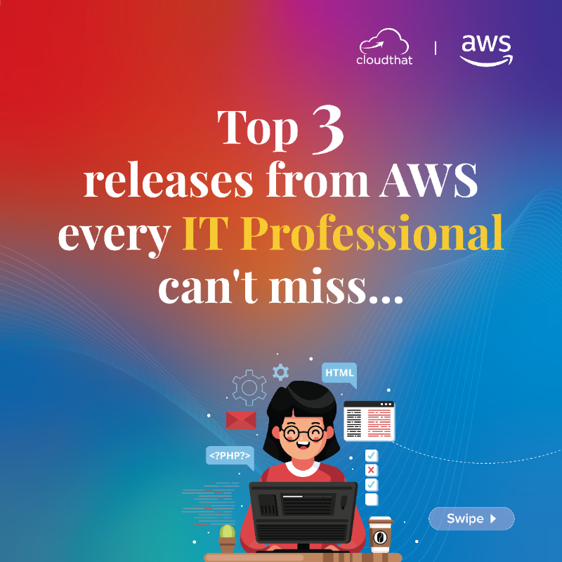 cloudthat's tweet photo. Revolutionize your coding journey with the Top 3 releases from @awscloud! From the smart #AmazonQ to secure coding with #AmazonCodeWhisperer and creative customization with #AmazonBedrock – it's time for #seamless development!
#Tech #AWSUpdates