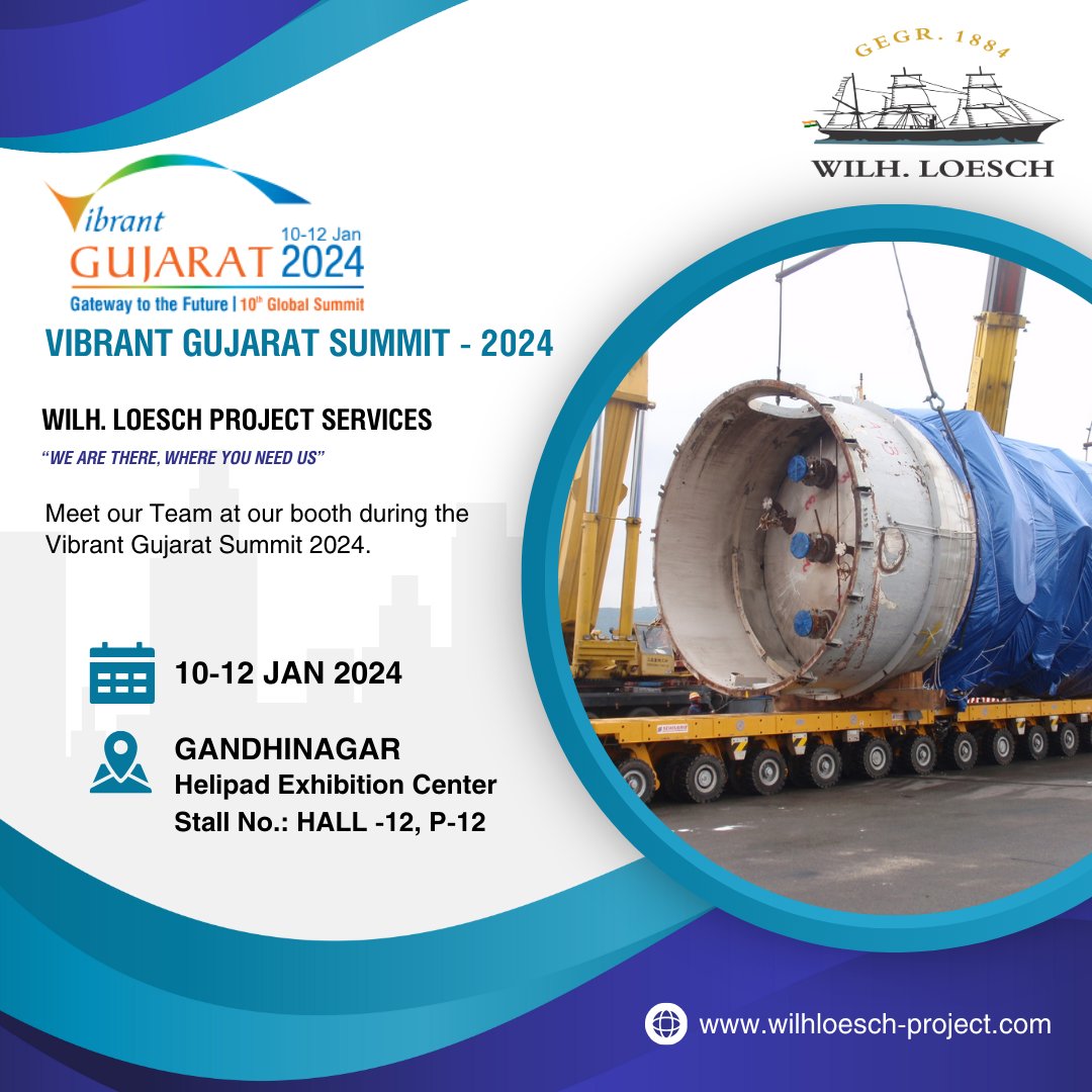WilhLoeschGroup's tweet photo. We're thrilled to be a part of #VibrantGujarat 2024! Come visit us and discover more about our offerings.
#Wilhloeschprojectservices #vibrantgujarat2024 #vibrantsummit #Gujarat #projectservices #projectmanagement #gandhinagar #GujaratOpportunities #GlobalTrade #InvestInGujarat https://t.co/RvxCKpiqA2